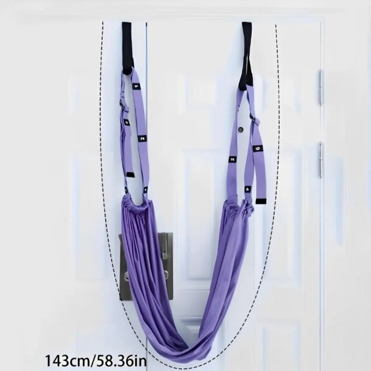 Aerial Yoga Hammock, Multifunctional Soft Fabric Swing for Dancers and Pilates, Adjustable Inversion Equipment for Home & Gym with Storage Bag, Portable Pilates Equipment, Multifunctional Pilates
