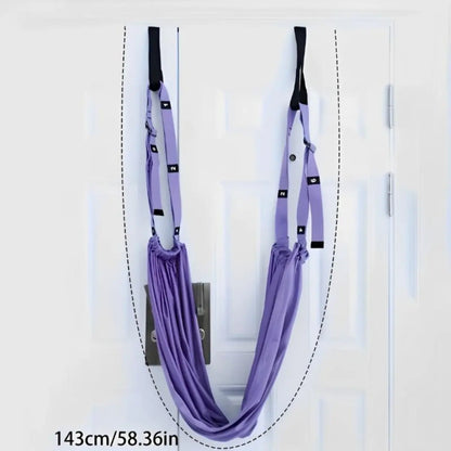 Aerial Yoga Hammock, Multifunctional Soft Fabric Swing for Dancers and Pilates, Adjustable Inversion Equipment for Home & Gym with Storage Bag, Portable Pilates Equipment, Multifunctional Pilates