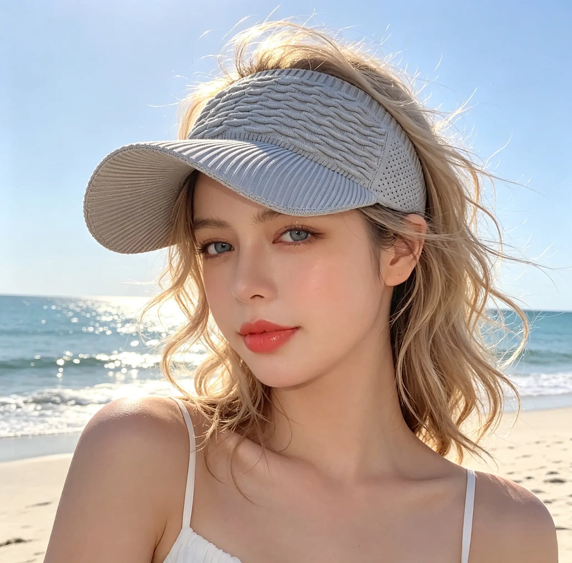 Open-Top Visor Hat — Summer Outdoor Sports, Running, and Sun Protection