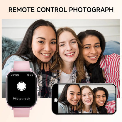 Free Delivery Smart Watch, Bluetooth Connect, 1.83 Hd Screen, Wireless Call & Music, Multiple Sports Modes, Text Message, Music Player, Daily Tool, Ideal Gift, Unisex
