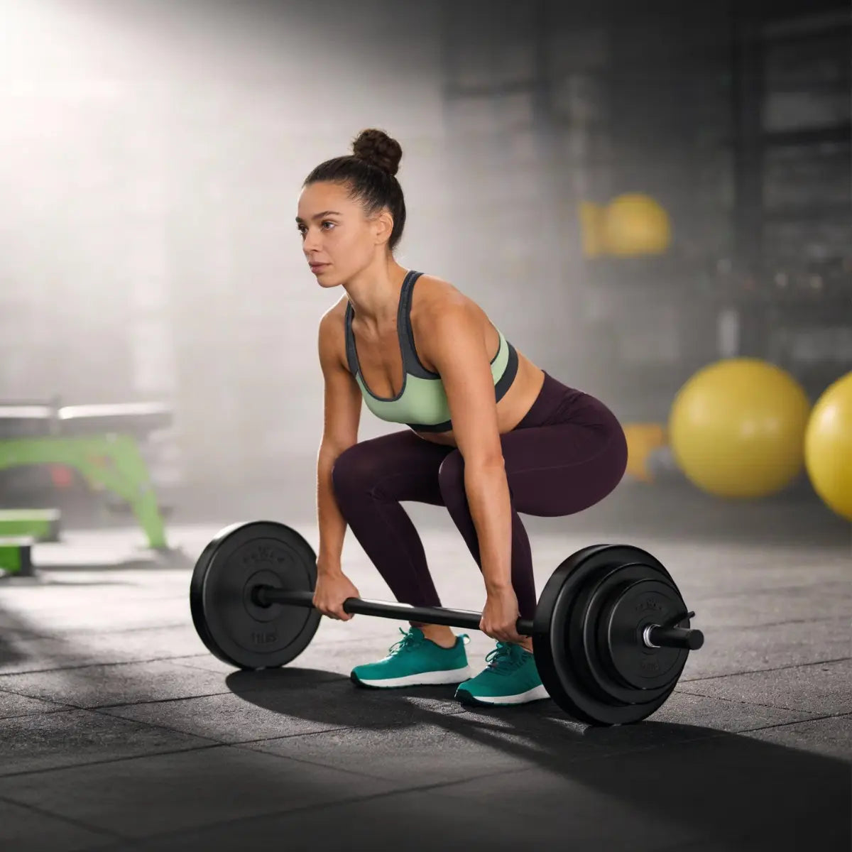 RELIFE Unisex Adjustable 45 LB Barbell Set - Free Weight Lifting Bar with Adjustable Weights for Home Gym Strength Train, Resistance Training, Full Body Workout & Body Recomp, Fit at Home