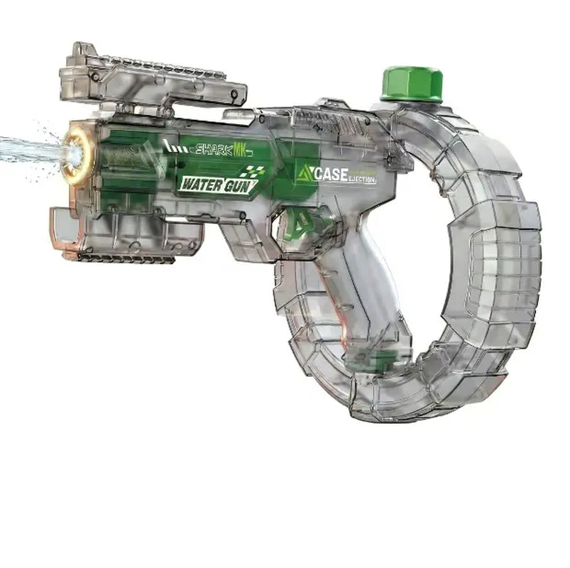 LED Electric Water Blaster – High-, Powerful Squirt Gun for Kids & Adults ,Strong Water Blaster,Summer Electric Water Blaster Toy Pool Fun Powerful Electric Water Gun