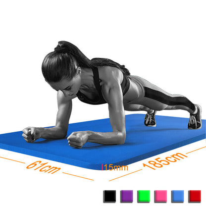 Transform Your Workout with Our Super Thick 15mm Non-Slip Yoga Mat - Perfect for Yoga, Pilates, and Fitness Sessions! 🌟🧘‍♀️💪