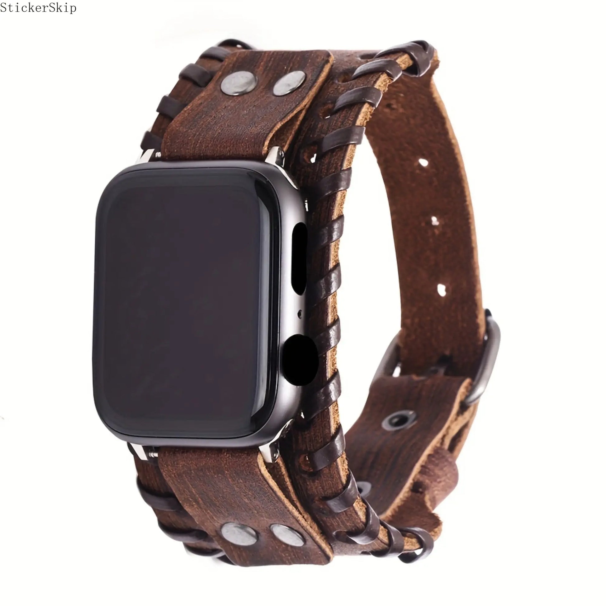 2026 NEW Upgrade Your Watch with This Stylish Punk Watchband - for Smart Watch Ultra Series 10 9 8 7 6 SE 5 4 3 Band Fit Iwatch 38 40 41 42 44 45 46 49Mm Watch Strap