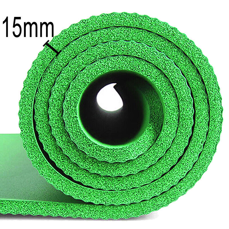Transform Your Workout with Our Super Thick 15mm Non-Slip Yoga Mat - Perfect for Yoga, Pilates, and Fitness Sessions! 🌟🧘‍♀️💪