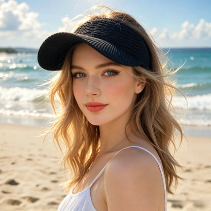 Open-Top Visor Hat — Summer Outdoor Sports, Running, and Sun Protection