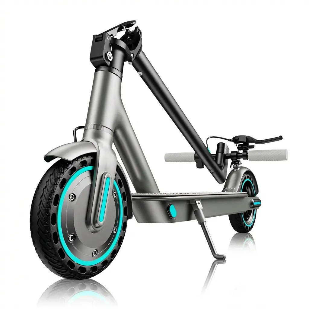 [Mother'S Day Flash Sale] Folding Electric Scooter - 350W Motor, 19 MPH Top Speed, App Control, Disc Braking System, Adjustable Handlebars, Non-Waterproof App Controlled Commuting High Speed Scooter, App Controlled Scooter