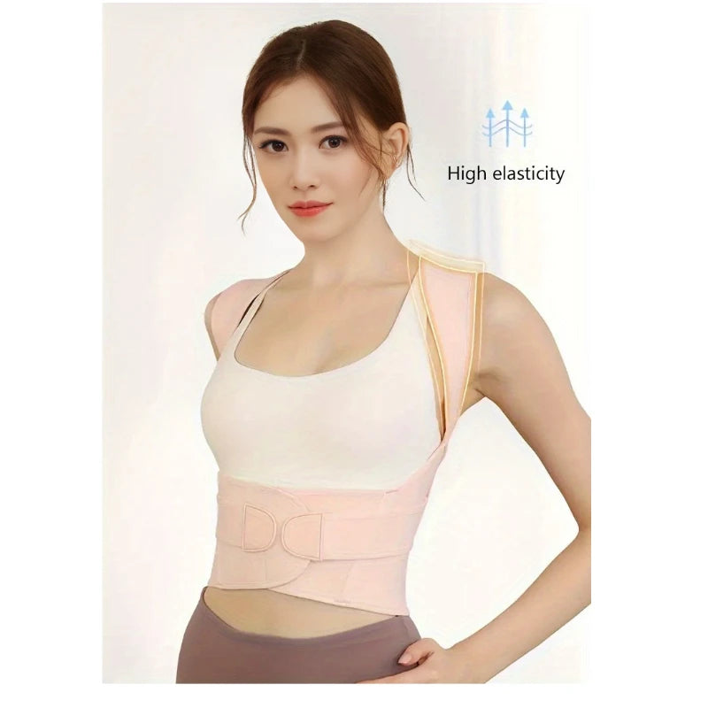 Adjustable Shoulder Posture Corrector Brace - Back Straightener for Men & Women