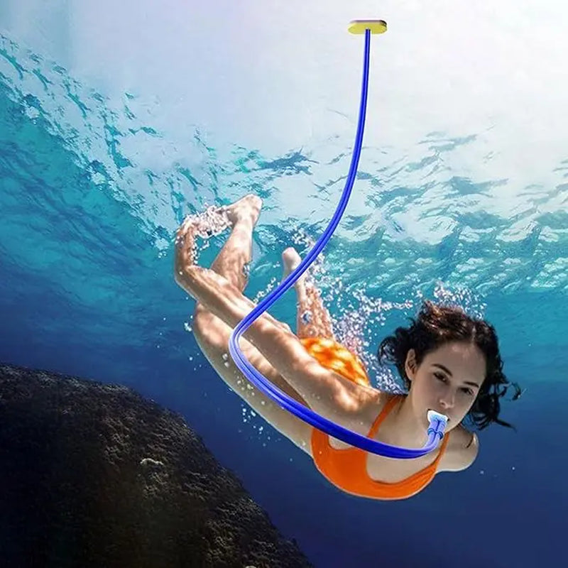 Diving Oxygen Supply Set, Scuba Breathing Tube Withsplash-Resistant Single-Head/Dual-Head Regulator,Silicone Leak-Proof Underwater Breathing Valve,Snorkeling Mask Snorkels for Diving Training, Underwatersnorkels