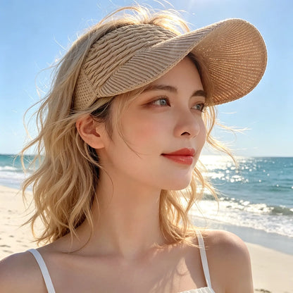 Open-Top Visor Hat — Summer Outdoor Sports, Running, and Sun Protection