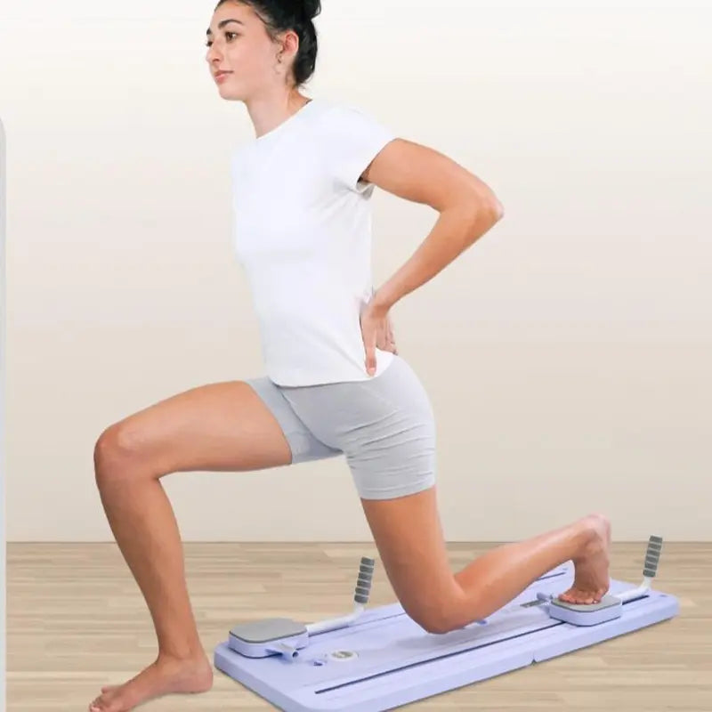 Pilates Board – Foldable Reformer for At-Home Workouts | Tone, Sculpt & Stretch Anywhere! 🔥