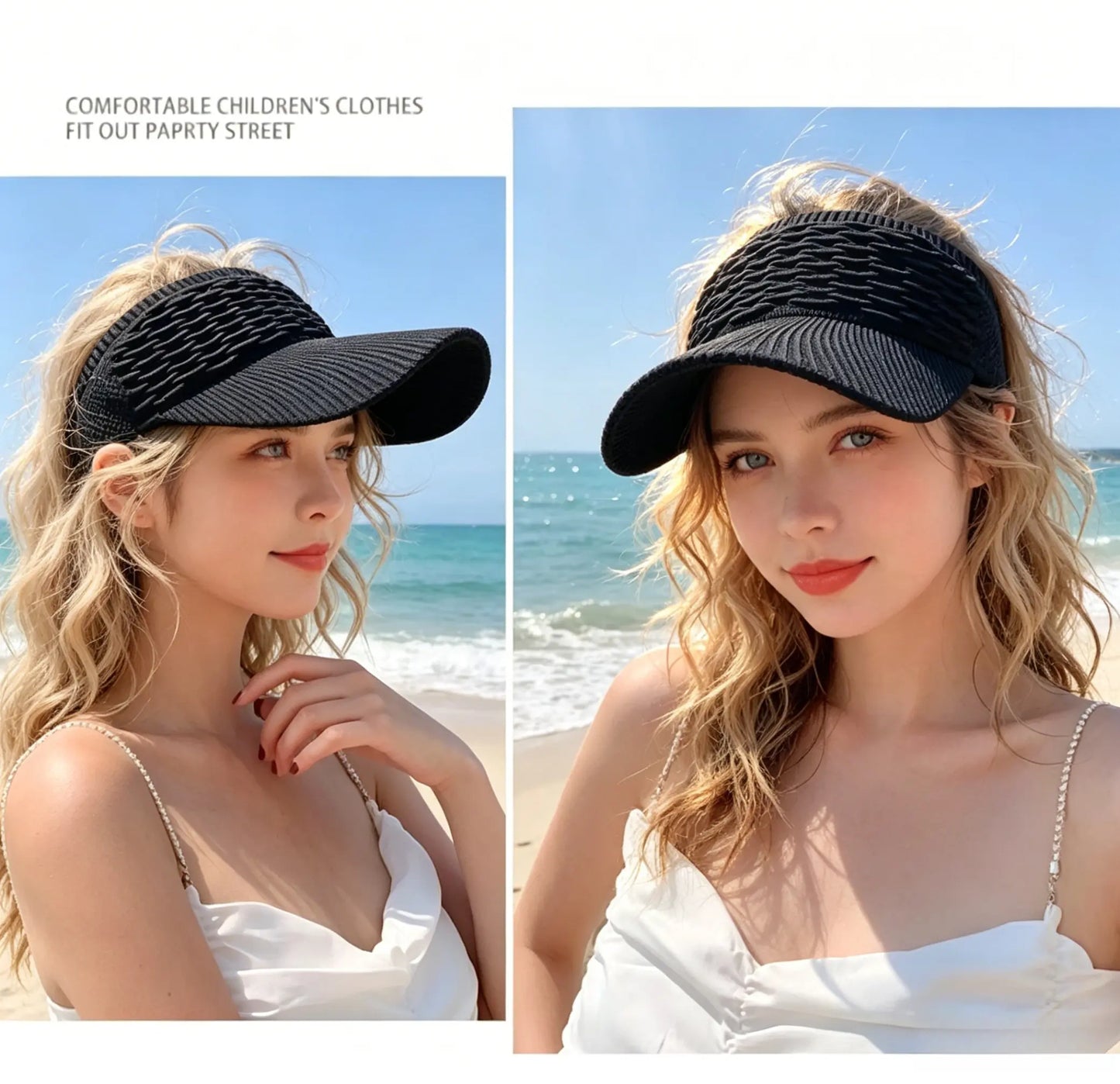 Open-Top Visor Hat — Summer Outdoor Sports, Running, and Sun Protection