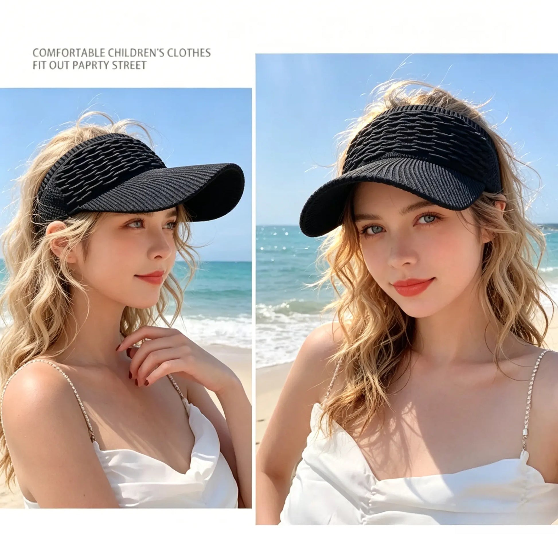 Open-Top Visor Hat — Summer Outdoor Sports, Running, and Sun Protection