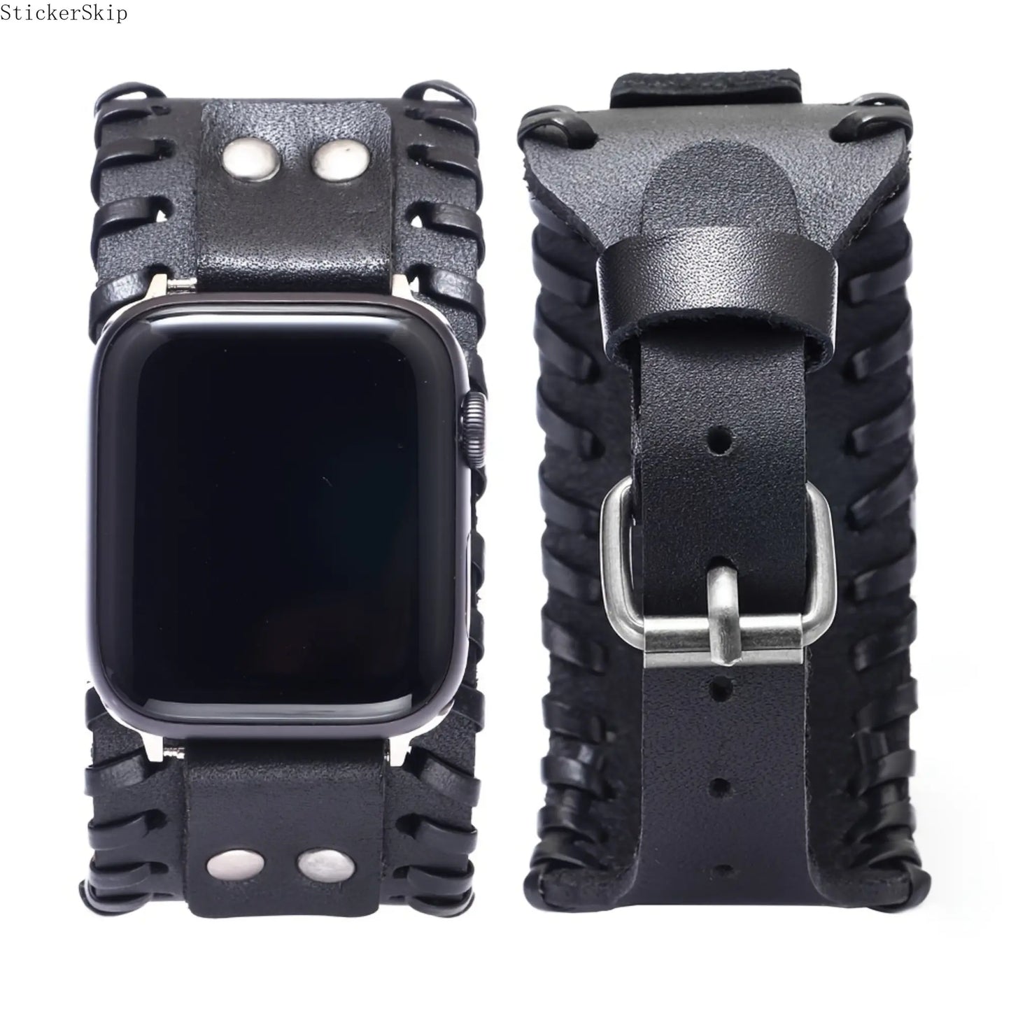 2026 NEW Upgrade Your Watch with This Stylish Punk Watchband - for Smart Watch Ultra Series 10 9 8 7 6 SE 5 4 3 Band Fit Iwatch 38 40 41 42 44 45 46 49Mm Watch Strap
