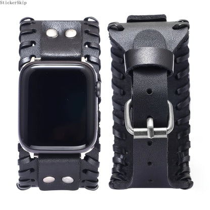 2026 NEW Upgrade Your Watch with This Stylish Punk Watchband - for Smart Watch Ultra Series 10 9 8 7 6 SE 5 4 3 Band Fit Iwatch 38 40 41 42 44 45 46 49Mm Watch Strap