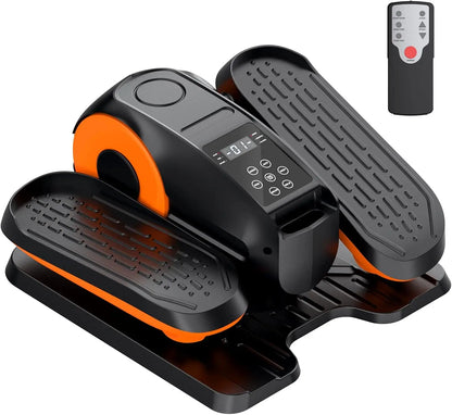 Under Desk Electric Elliptical Machine - 12 Speeds Portable Seated Pedal Exerciser with Remote Control, 3 Smart Workout Programs, Whisper-Quiet for Home Gym Setup, Encourages Movement with Motivating Display Vibration Plates Walking Pad
