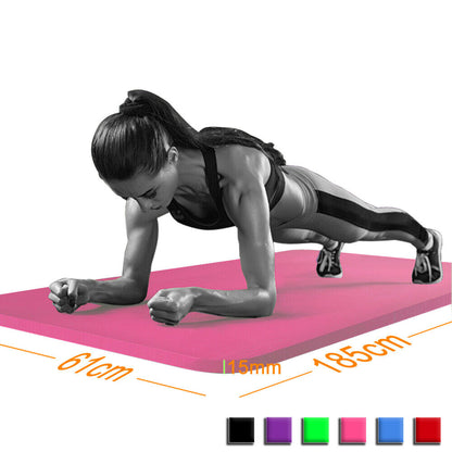 Transform Your Workout with Our Super Thick 15mm Non-Slip Yoga Mat - Perfect for Yoga, Pilates, and Fitness Sessions! 🌟🧘‍♀️💪