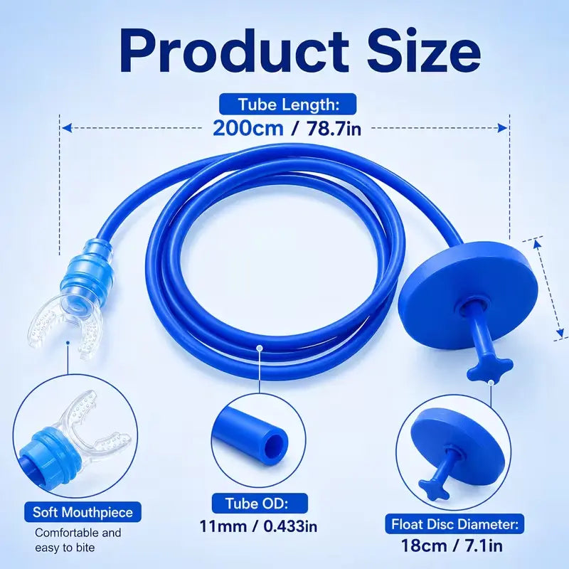 Diving Oxygen Supply Set, Scuba Breathing Tube Withsplash-Resistant Single-Head/Dual-Head Regulator,Silicone Leak-Proof Underwater Breathing Valve,Snorkeling Mask Snorkels for Diving Training, Underwatersnorkels