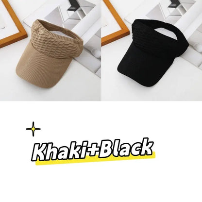 Open-Top Visor Hat — Summer Outdoor Sports, Running, and Sun Protection