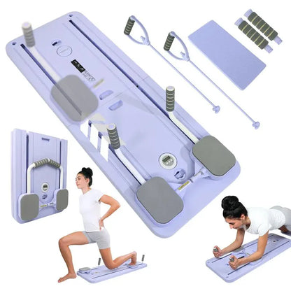 Pilates Board – Foldable Reformer for At-Home Workouts | Tone, Sculpt & Stretch Anywhere! 🔥