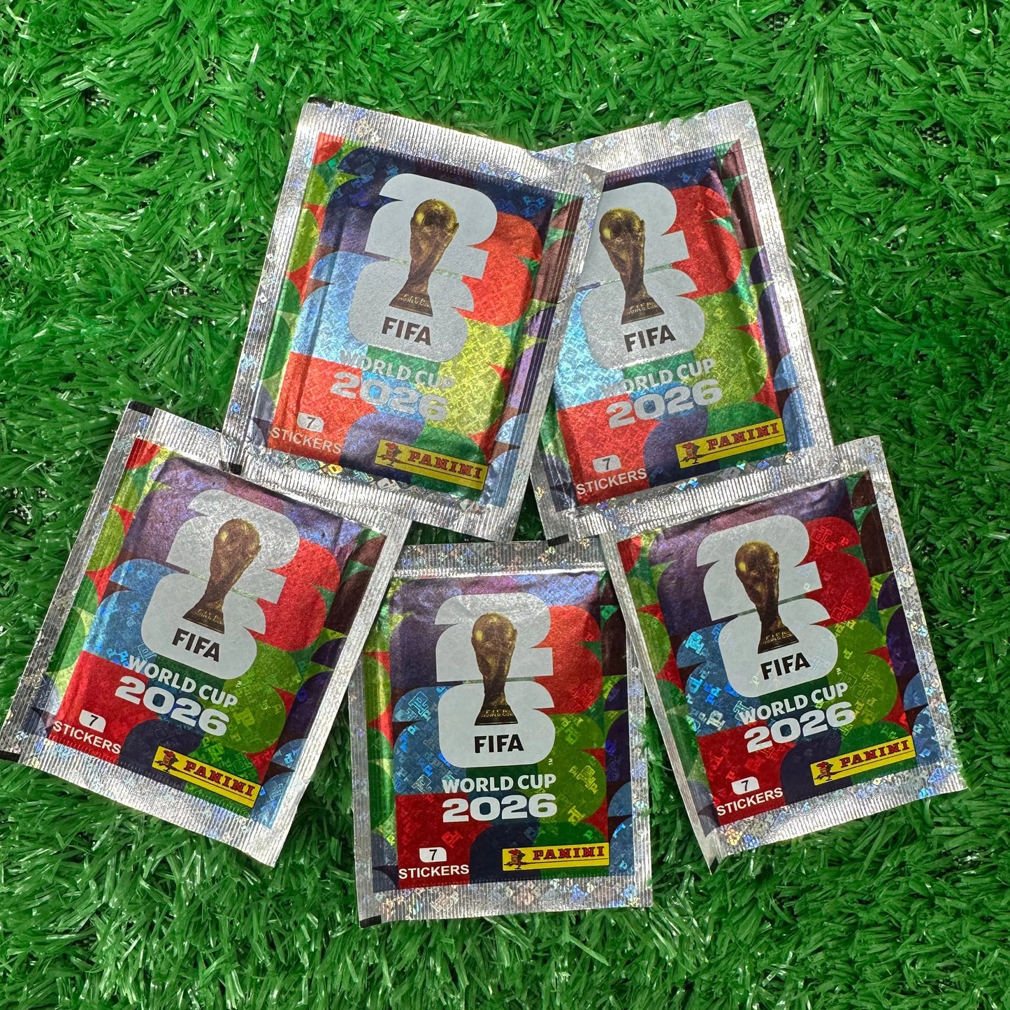 FIFA/PANINI Authorized World Cup Star Sticker Commemorative Booklet, Each Box of Stickers Contains 50 Bags, with 7 Stickers per Bag