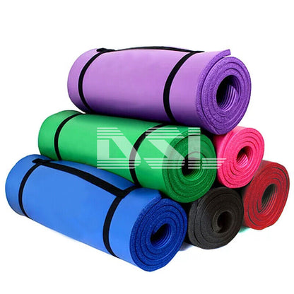 Transform Your Workout with Our Super Thick 15mm Non-Slip Yoga Mat - Perfect for Yoga, Pilates, and Fitness Sessions! 🌟🧘‍♀️💪