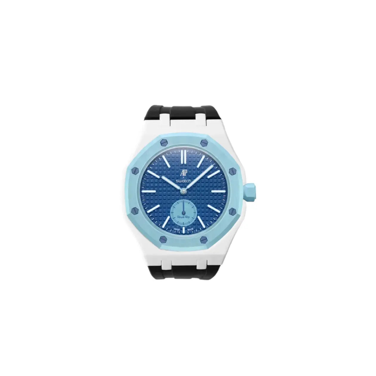 Premium Base Collection Sport Strap for AP X Swatch Royal Pop Pocket Watch | Pocket Watch to Wristwatch Conversion | Vertical & Horizontal Crown | High Quality Silicone Strap