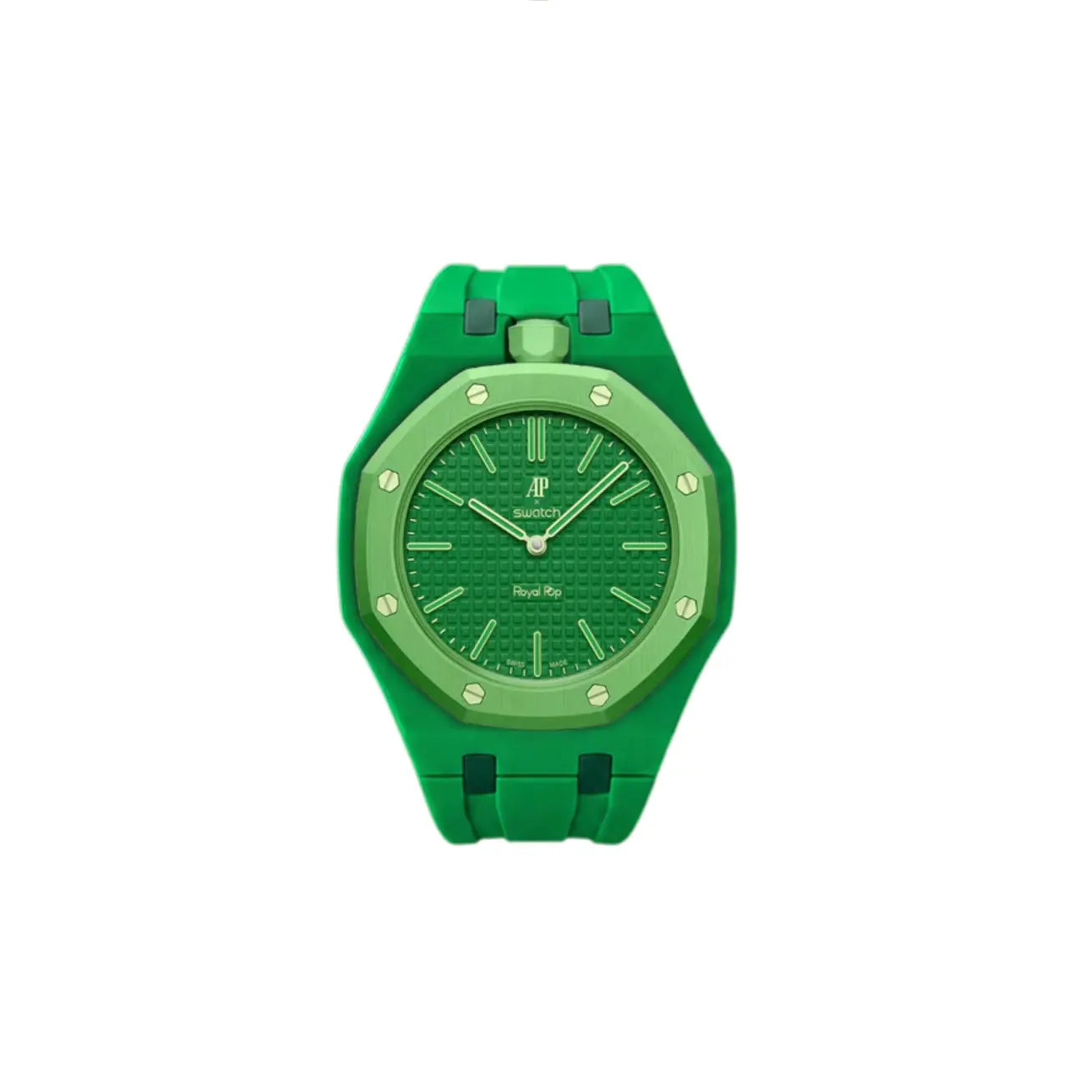 Premium Base Collection Sport Strap for AP X Swatch Royal Pop Pocket Watch | Pocket Watch to Wristwatch Conversion | Vertical & Horizontal Crown | High Quality Silicone Strap