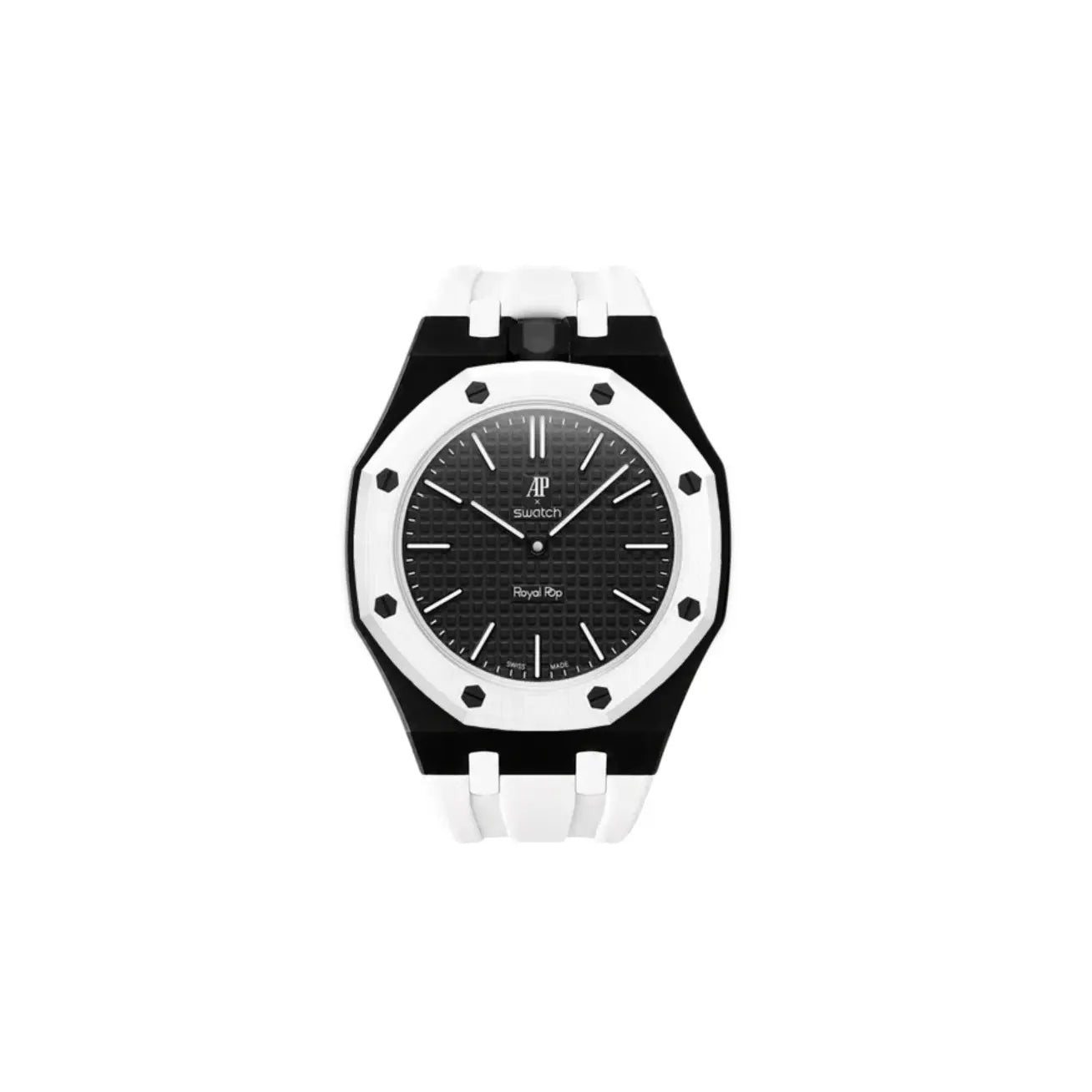 Premium Base Collection Sport Strap for AP X Swatch Royal Pop Pocket Watch | Pocket Watch to Wristwatch Conversion | Vertical & Horizontal Crown | High Quality Silicone Strap