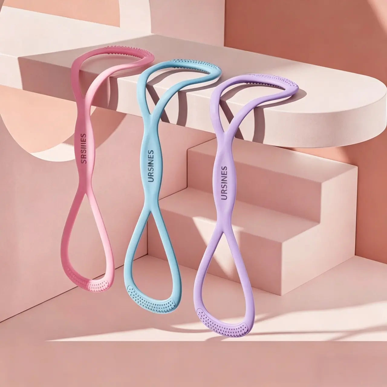 Figure-8 Resistance Band, Portable Stretching Gear for Home Workout, Beginner-Friendly Daily Movement & Flexibility, Workout Bands, Beginner Workout Routine