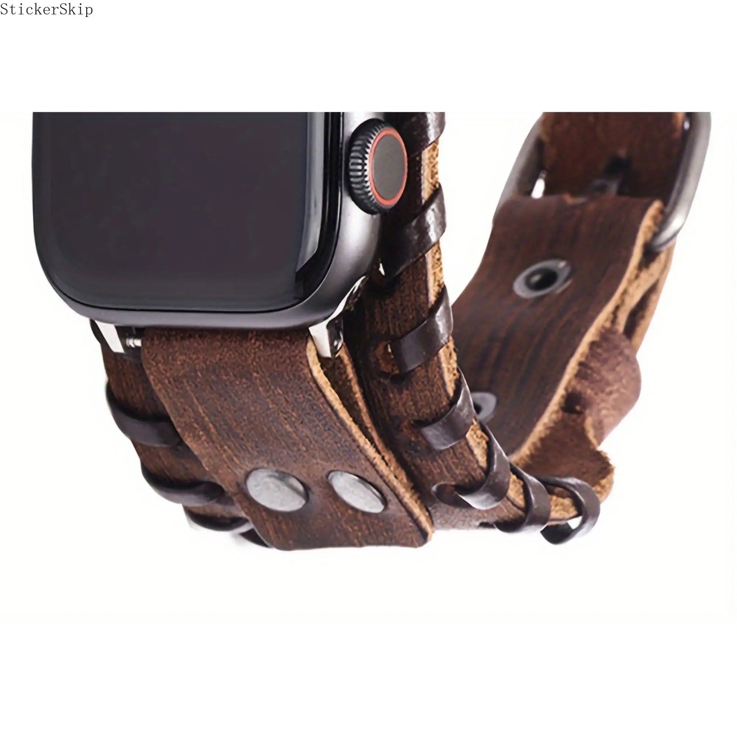 2026 NEW Upgrade Your Watch with This Stylish Punk Watchband - for Smart Watch Ultra Series 10 9 8 7 6 SE 5 4 3 Band Fit Iwatch 38 40 41 42 44 45 46 49Mm Watch Strap