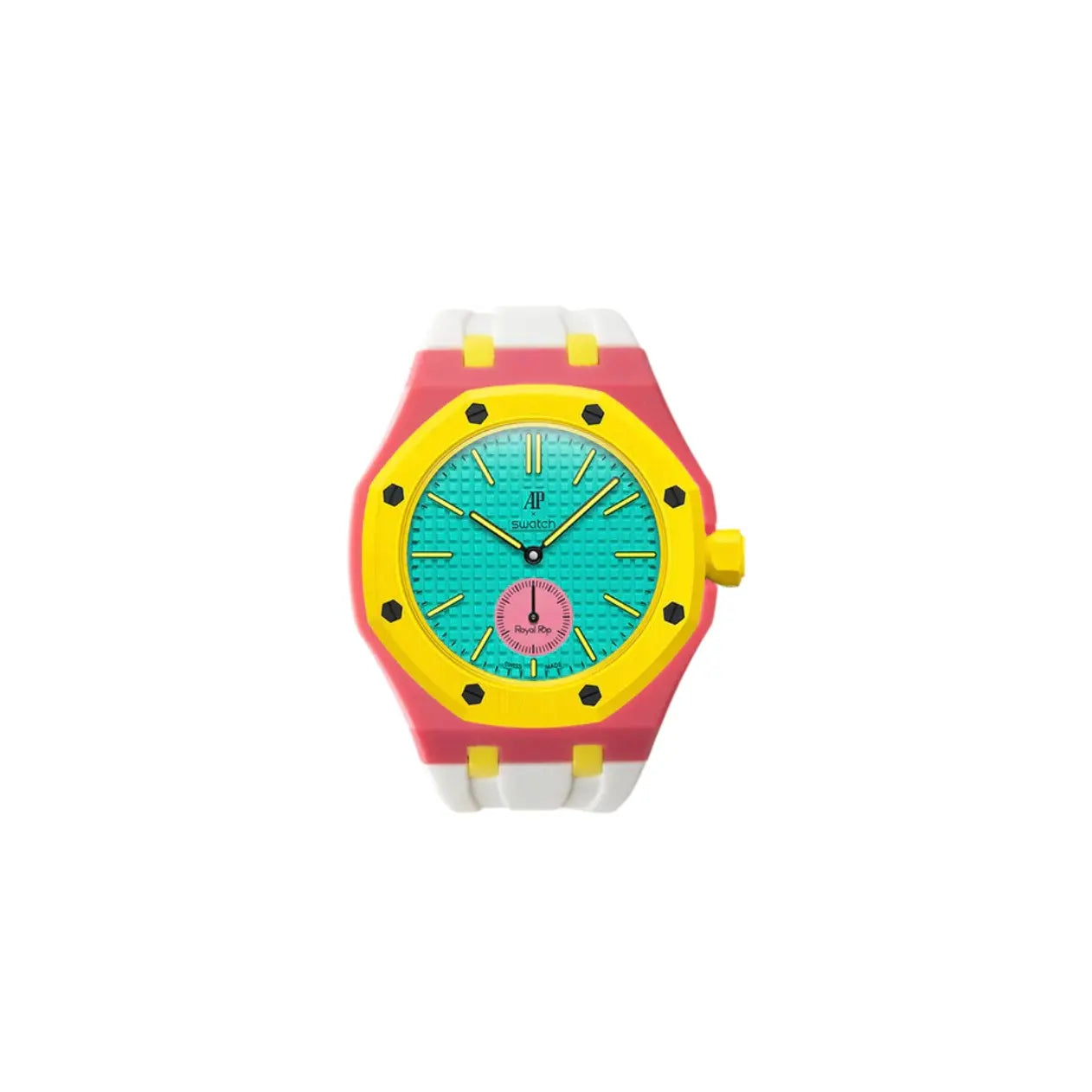 Premium Base Collection Sport Strap for AP X Swatch Royal Pop Pocket Watch | Pocket Watch to Wristwatch Conversion | Vertical & Horizontal Crown | High Quality Silicone Strap